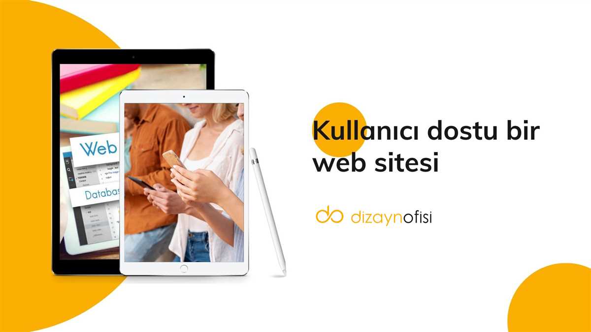 Kullanıcı dostu bir web sitesi 